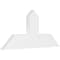 Ekena Millwork Portland Architectural Grade PVC Gable Bracket, 36"W x 16 1/2"H x 2"D x 6"F, 11/12 Pitch GBP036X17X0206POR00 - alternate 1
